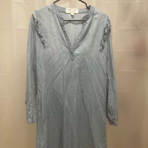 Cloth & Stone Sky Blue dress